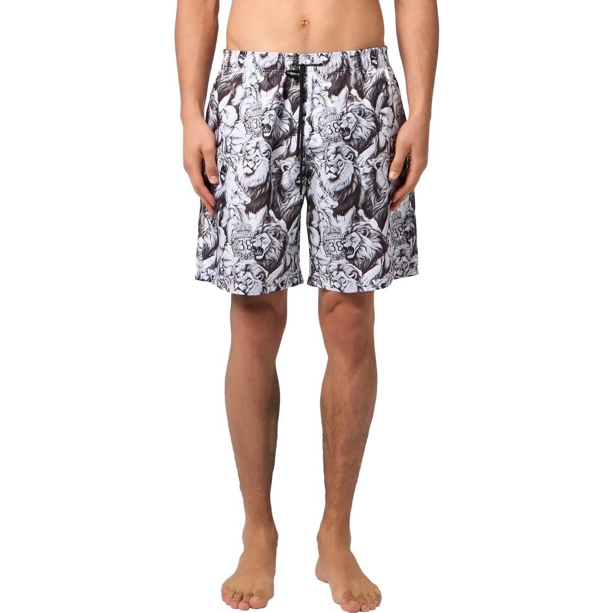 Badehose mit Kordelzug und Print