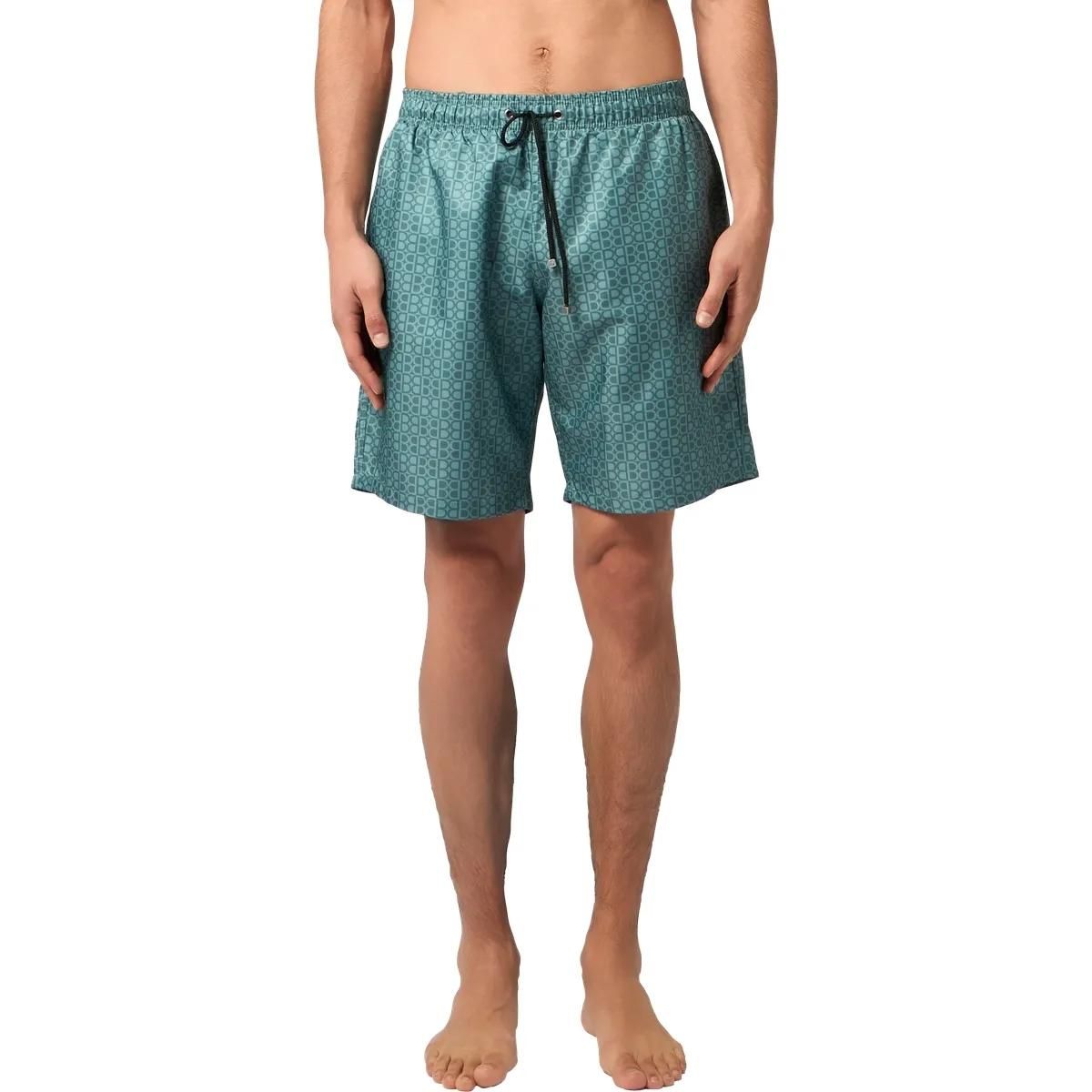Badehose mit Muster und Kordelzug
