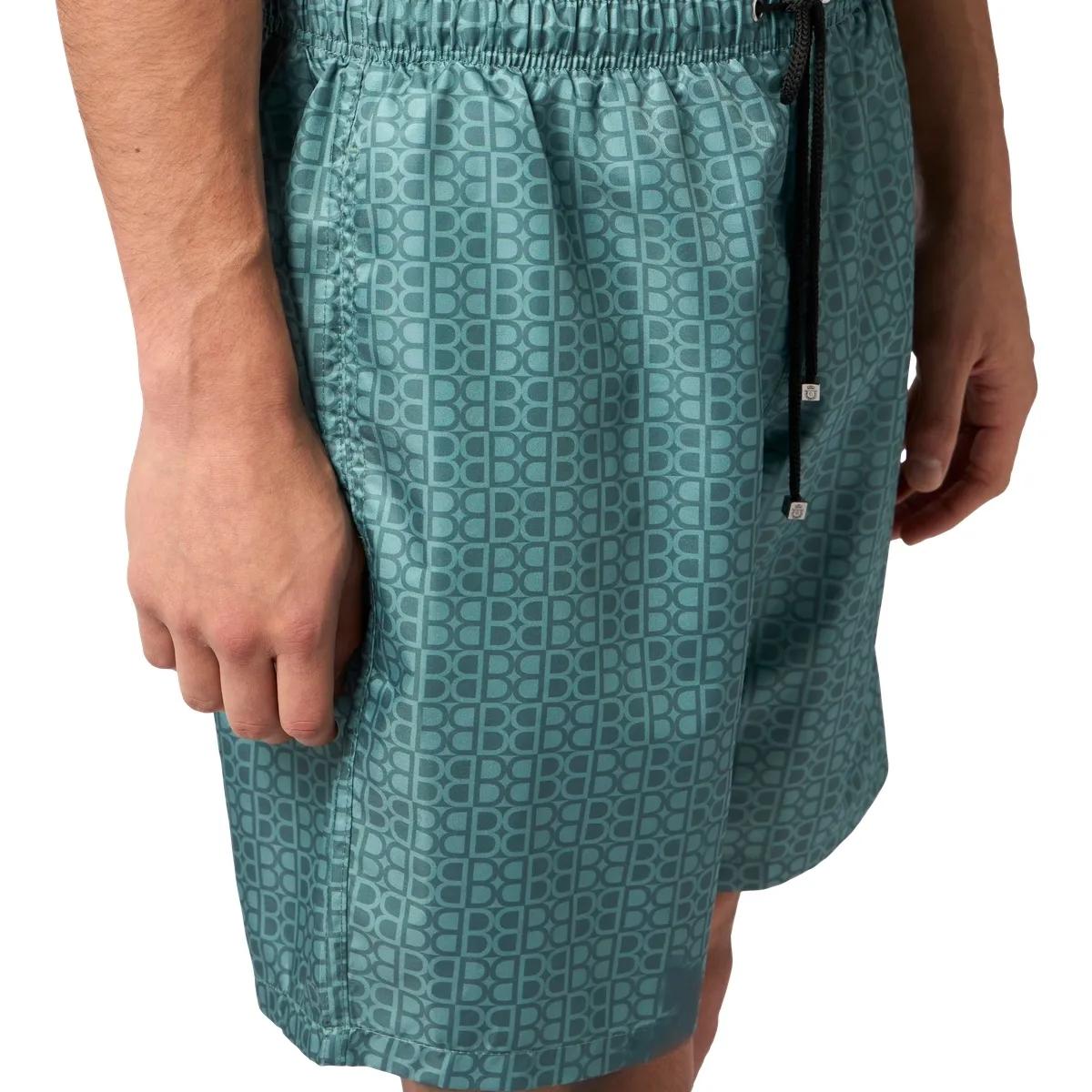 Badehose mit Muster und Kordelzug