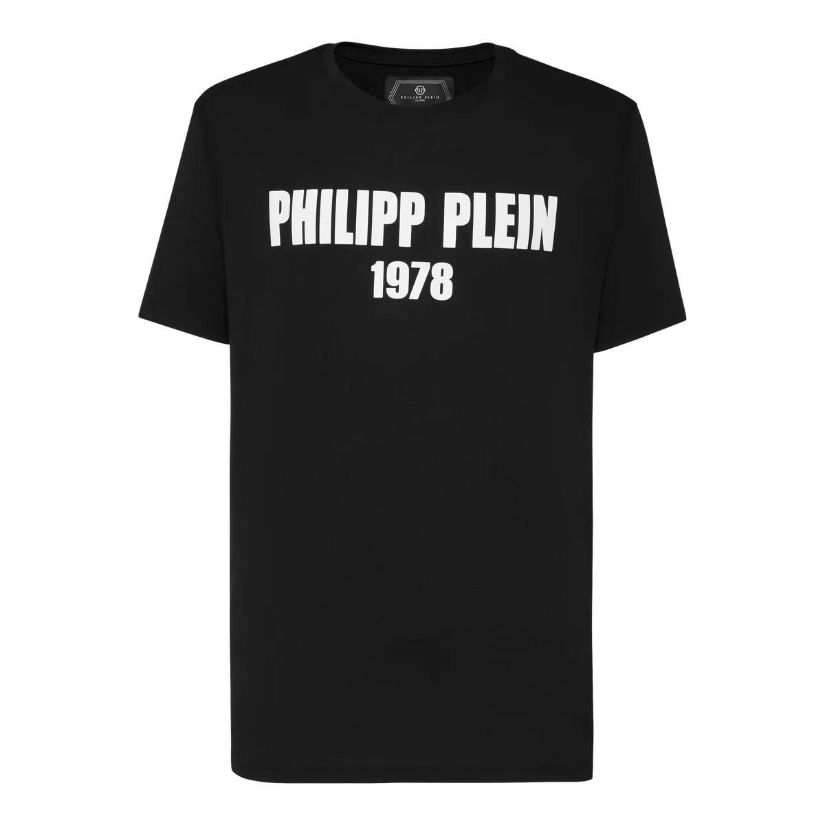 Klassisches T-Shirt mit Rundhalsausschnitt und Logo