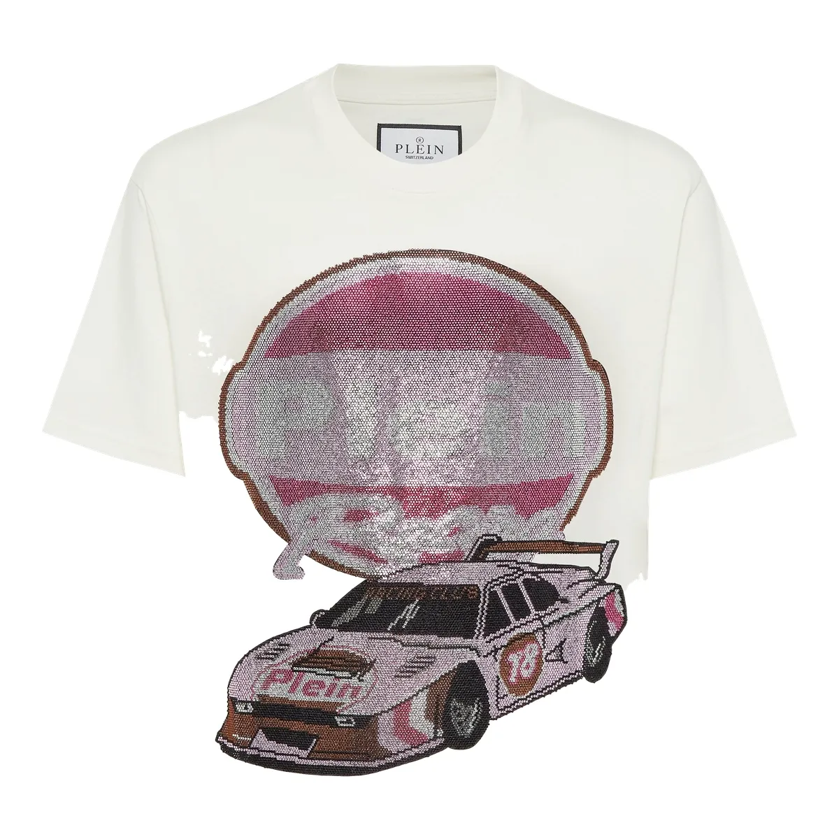T-Shirt mit Grafik Racing Car aus Baumwolle