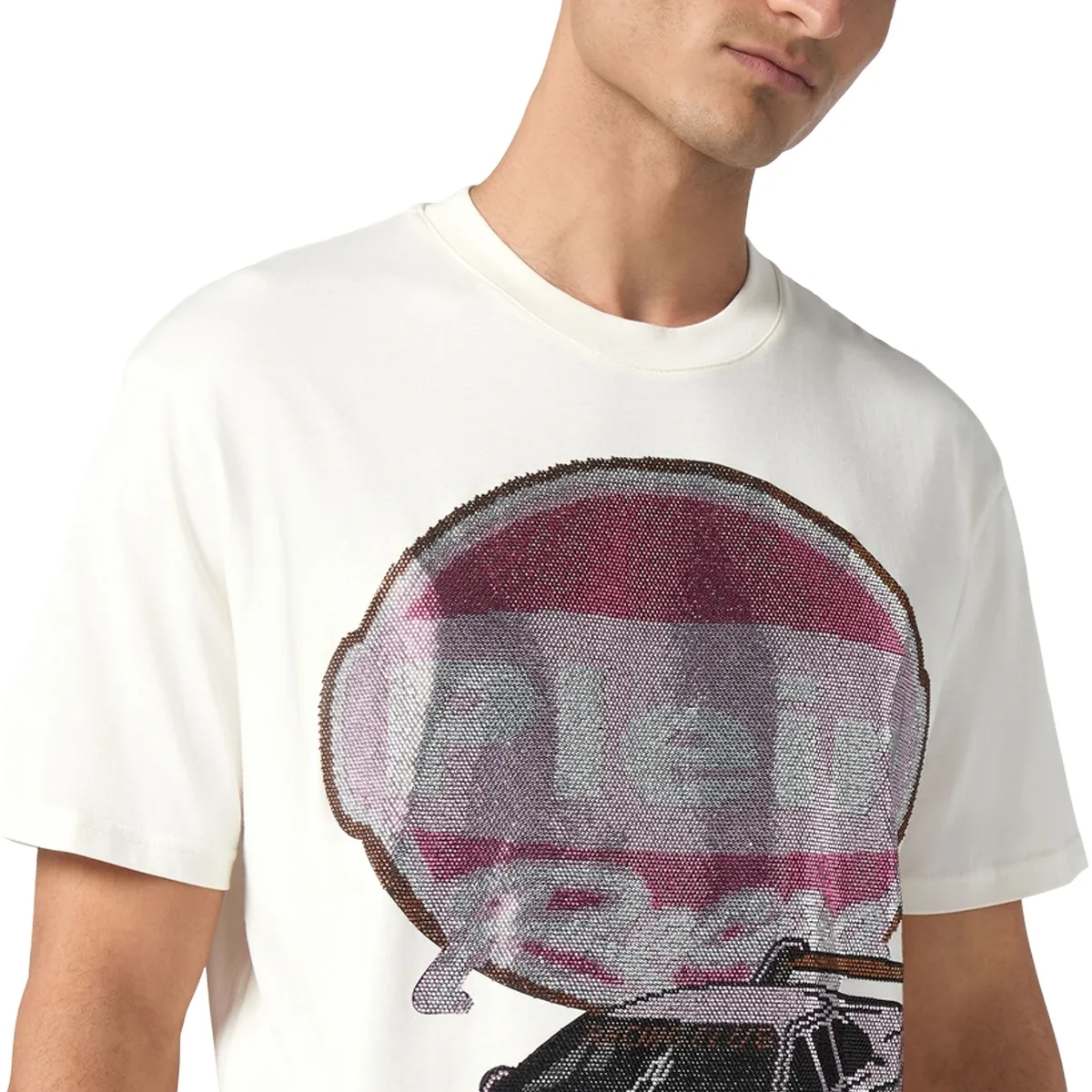 T-Shirt mit Grafik Racing Car aus Baumwolle
