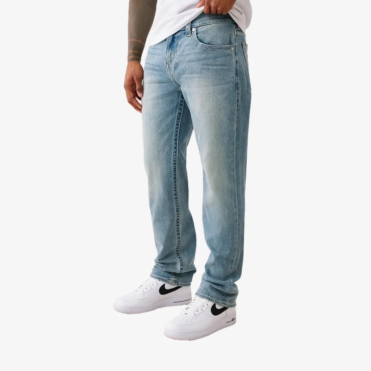 Hell gewaschene Slim Fit Jeans