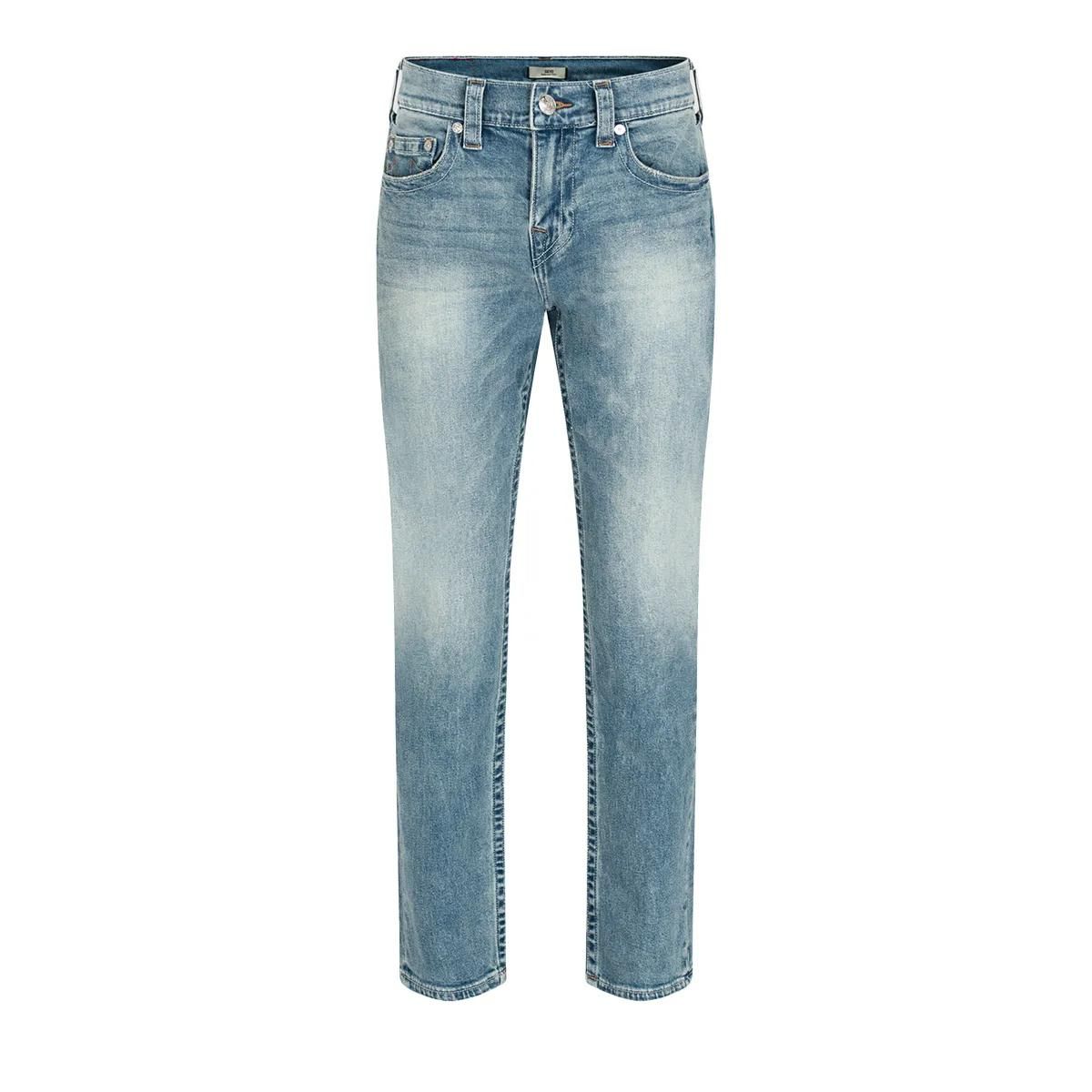 Hell gewaschene Slim Fit Jeans