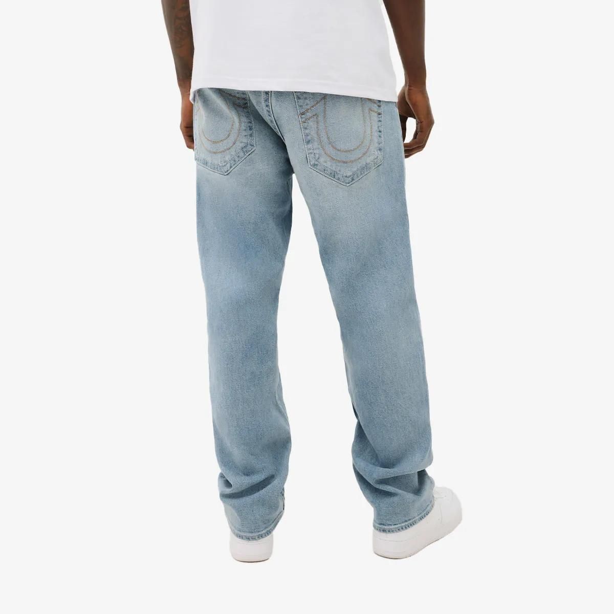 Baggy Jeans aus hellem Denim