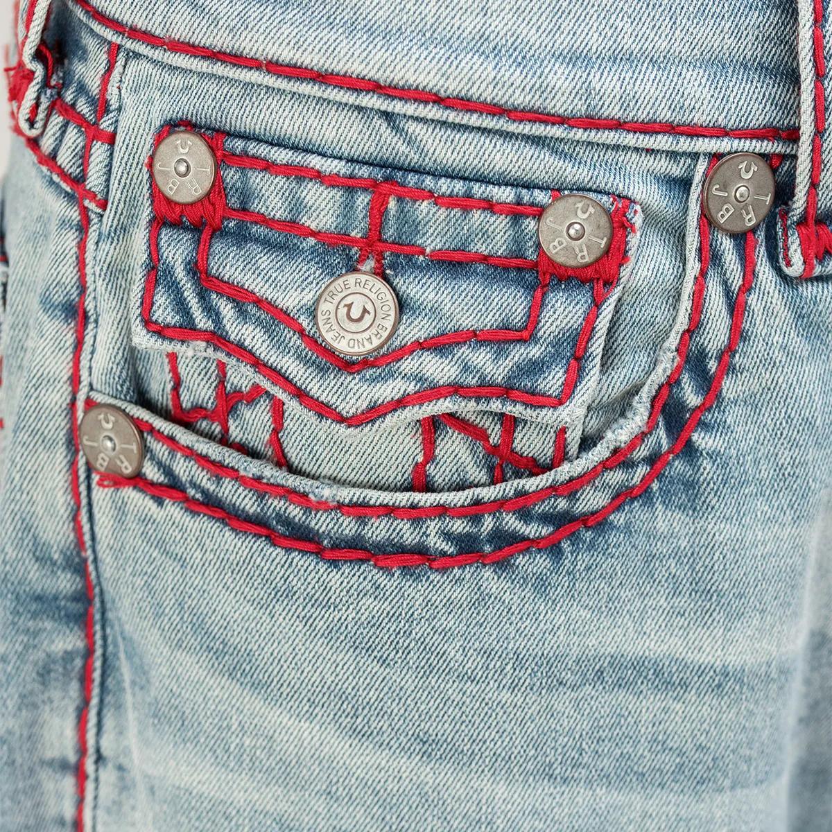 Jeans mit entspannter Passform und heller Waschung