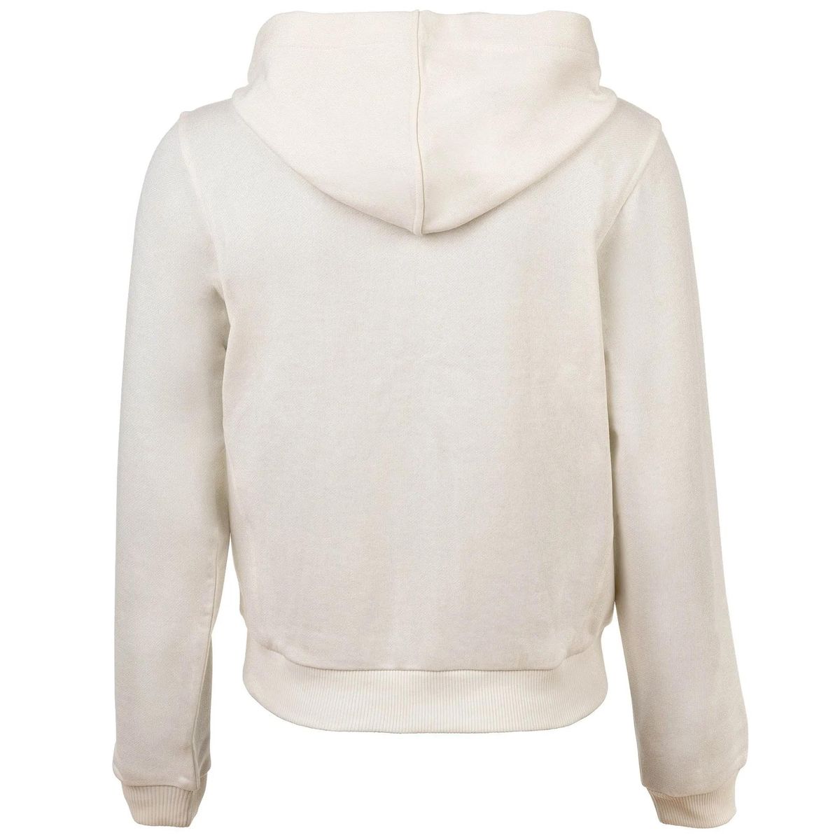 Lässiger Baumwoll-Frottee-Hoodie mit Reißverschluss