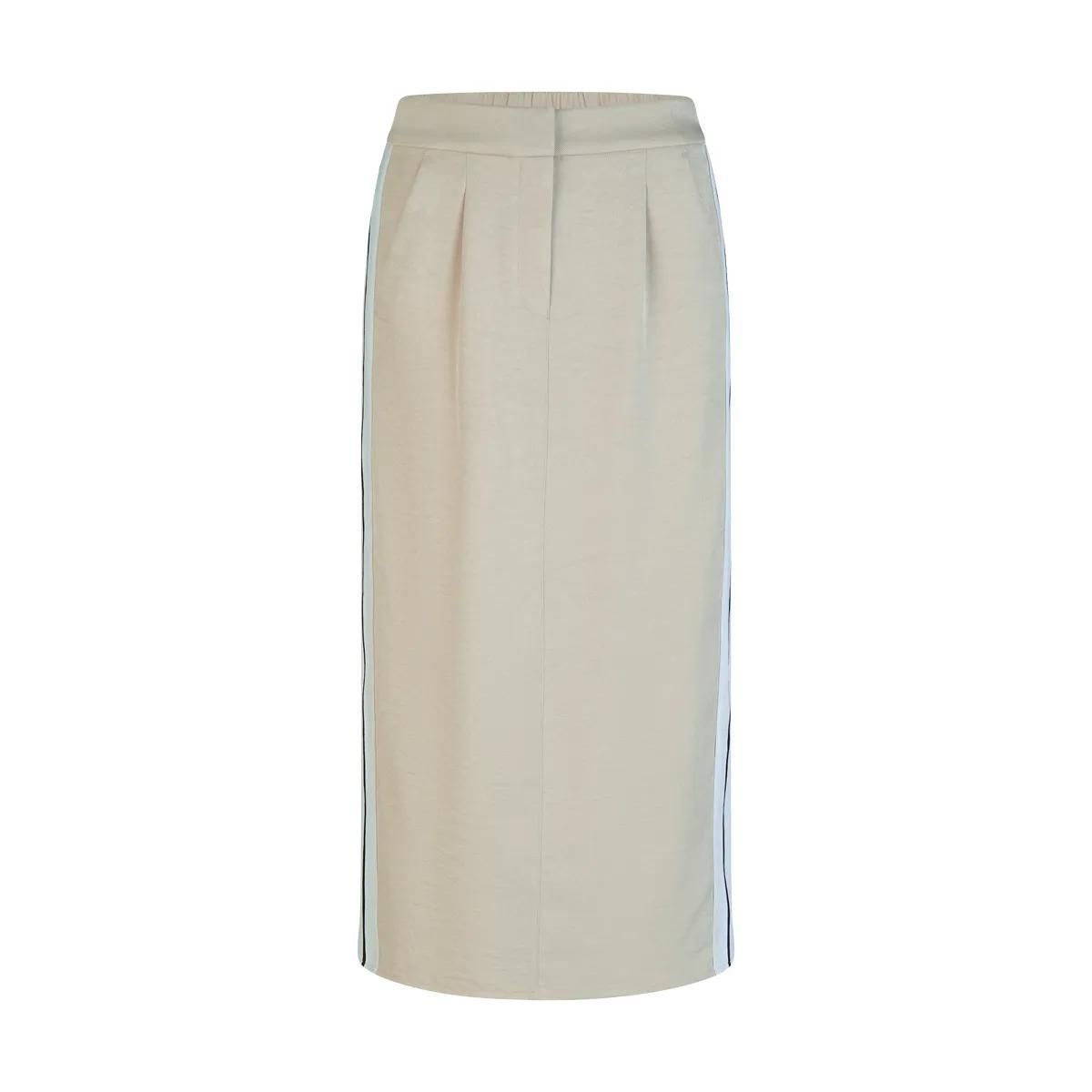 Midirock mit Seitenstreifen