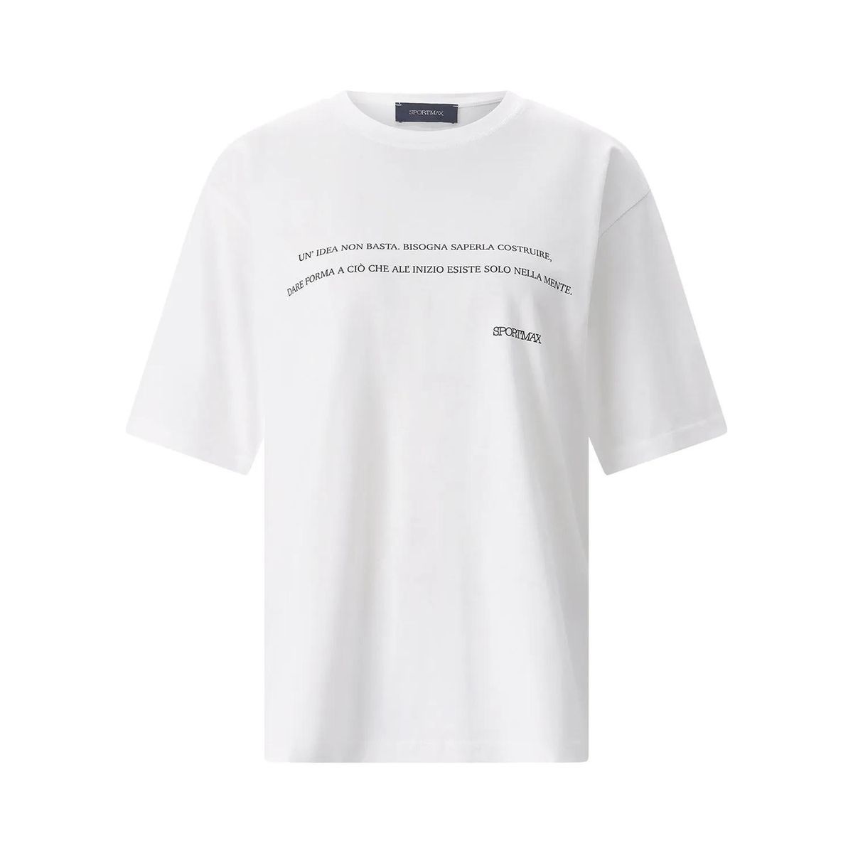 Bedrucktes Oversized T-Shirt mit Rundhalsausschnitt