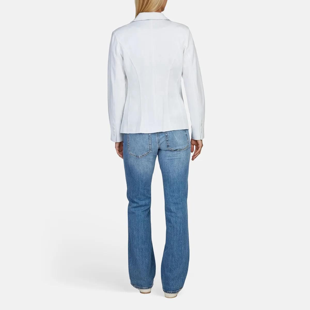 Klassischer taillierter Blazer aus Baumwollmischung