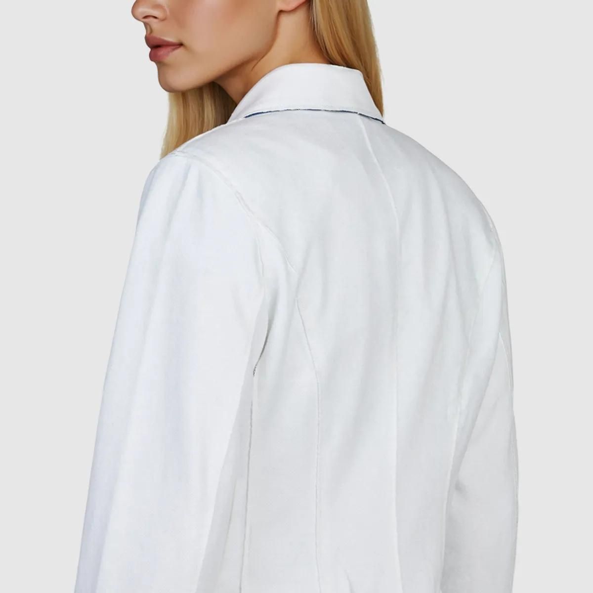 Klassischer taillierter Blazer aus Baumwollmischung