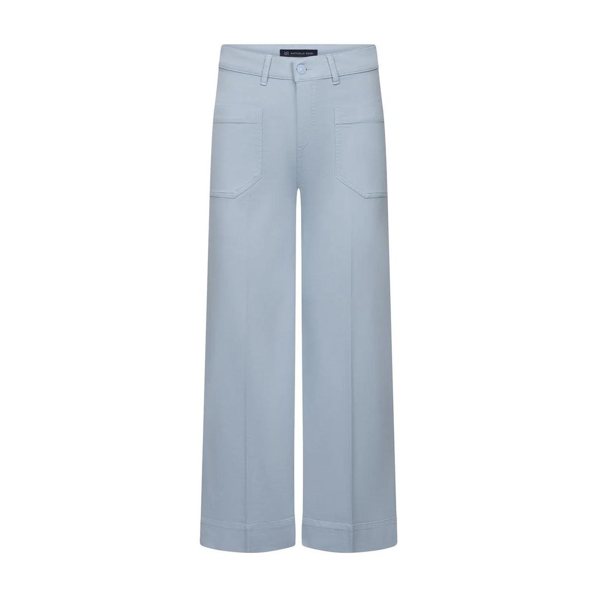 Weite Jeanshose mit Taschen