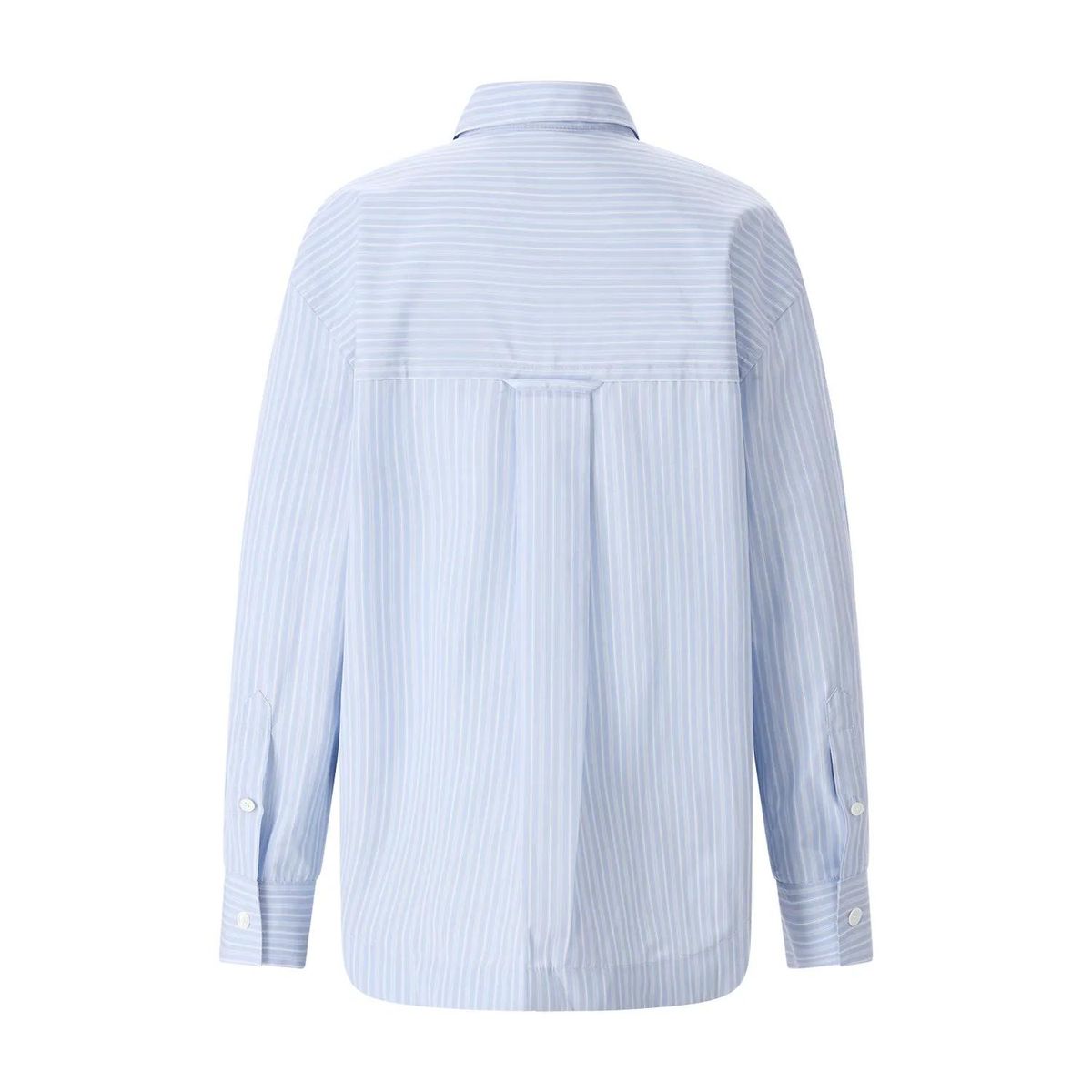 Locker geschnittenes gestreiftes Baumwollhemd