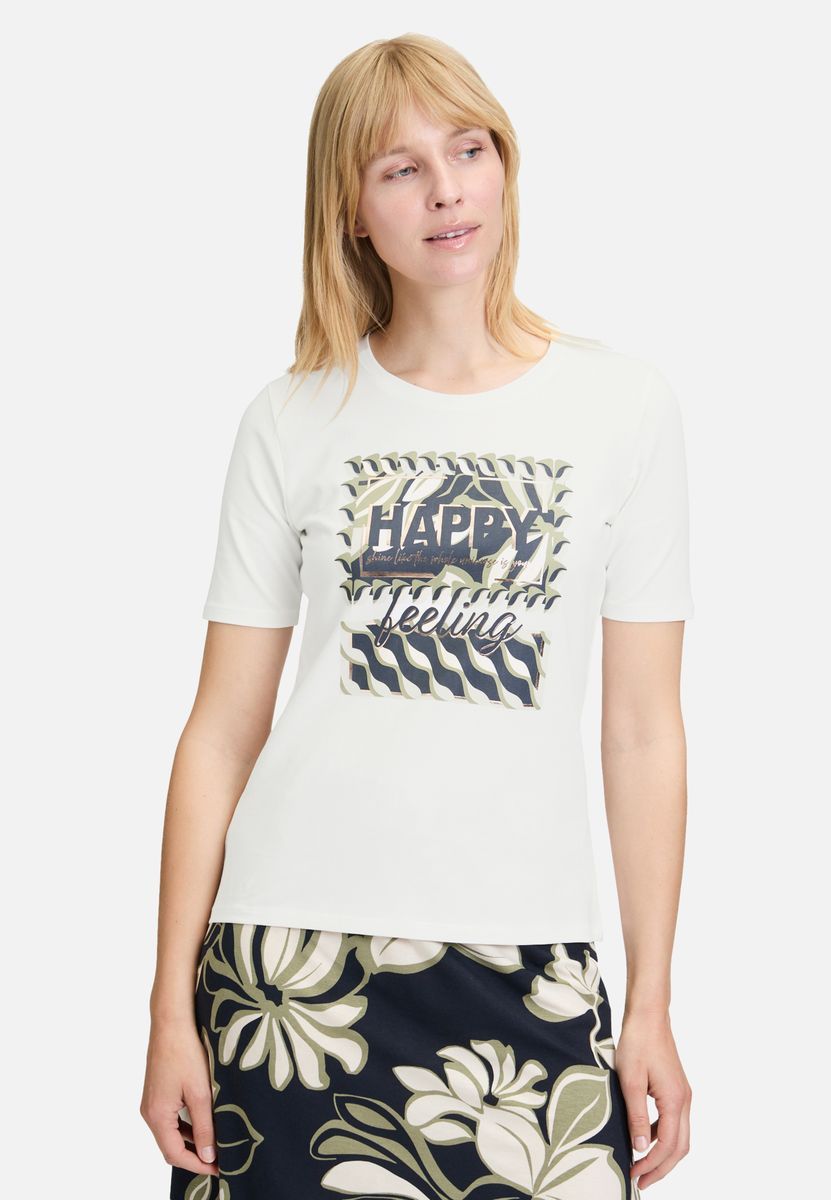 Modernes Basic-Shirt mit Grafikprint