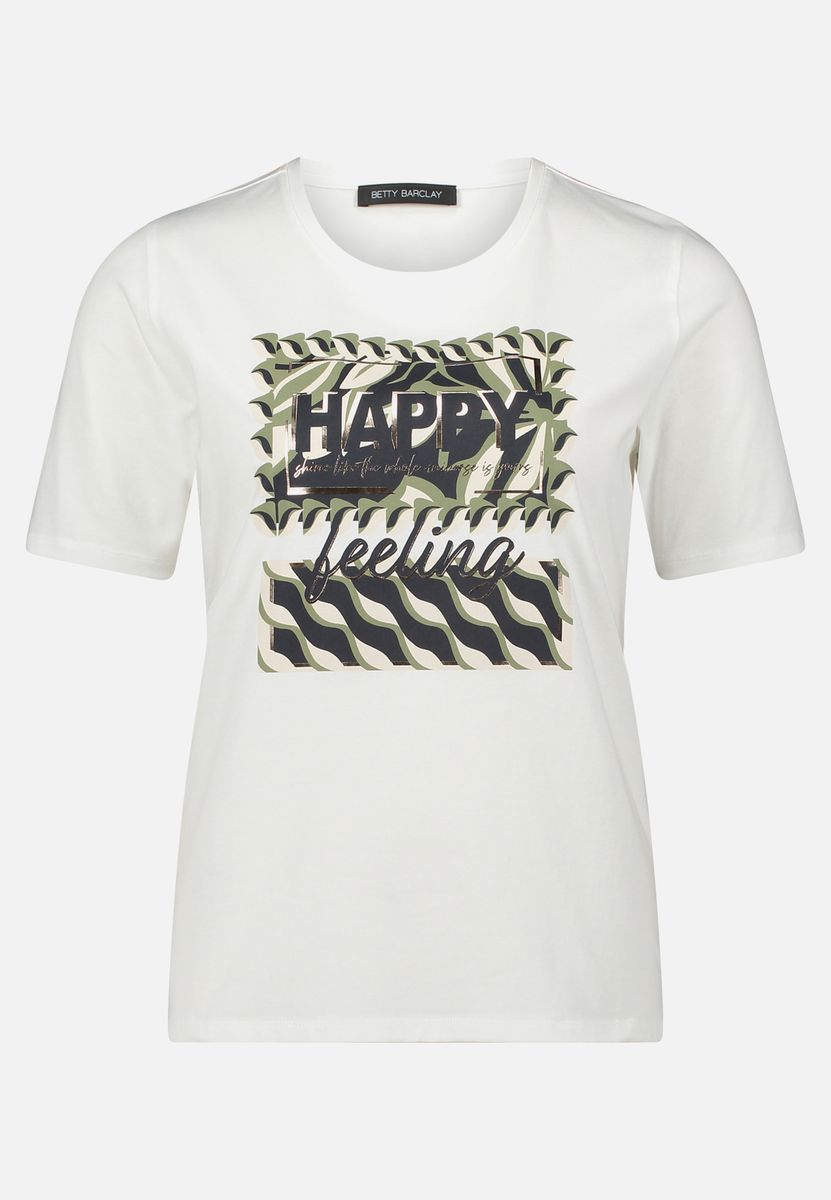 Modernes Basic-Shirt mit Grafikprint