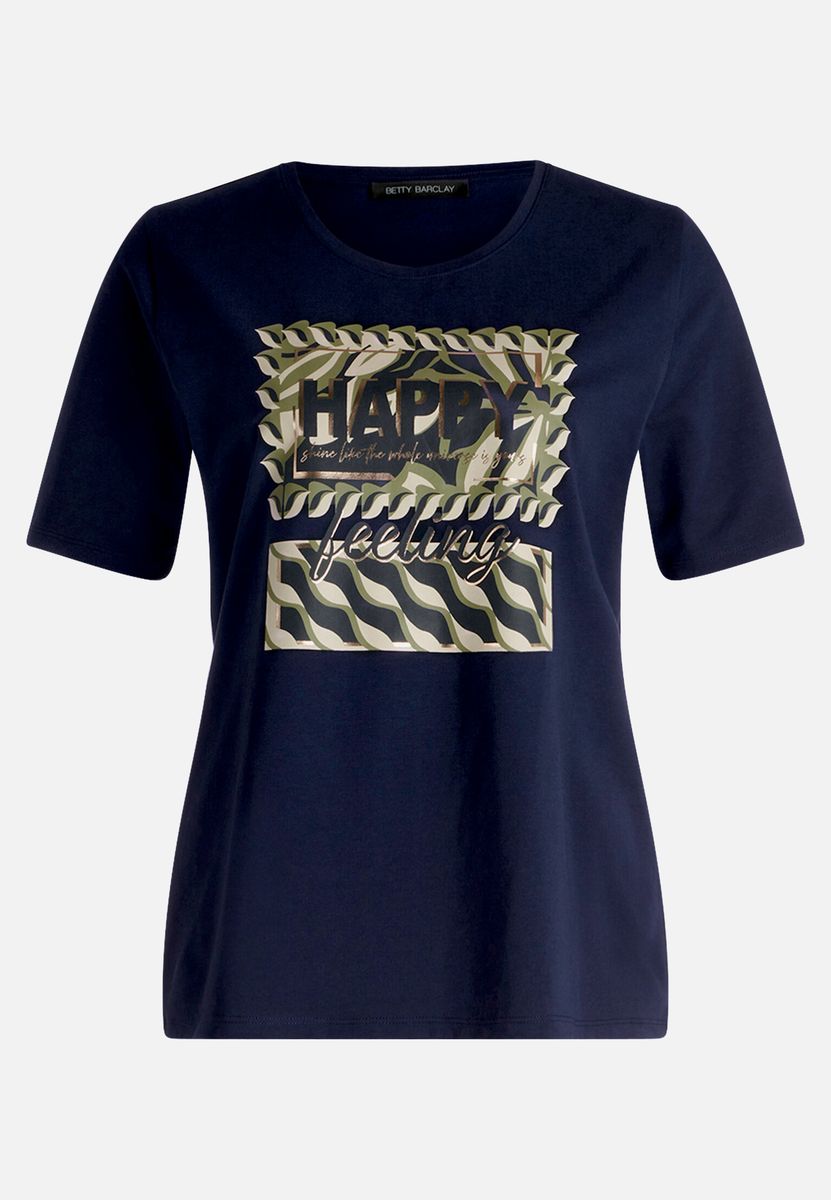 Modernes Basic-Shirt mit Grafikprint