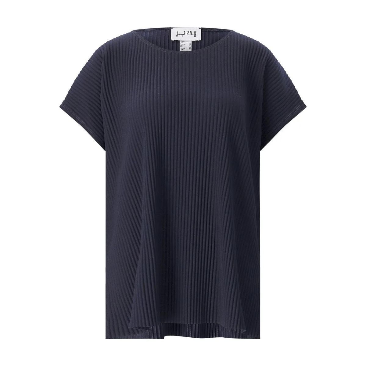 Elegantes Plisseetop mit kurzen Ärmeln