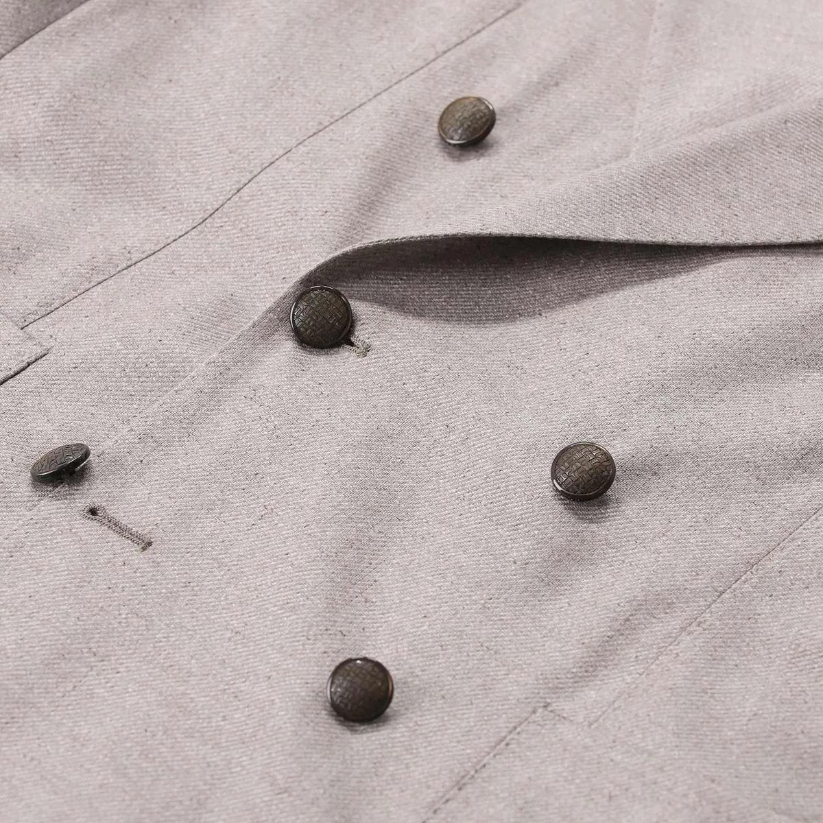 Elegantes zweireihiges Seidenblazer