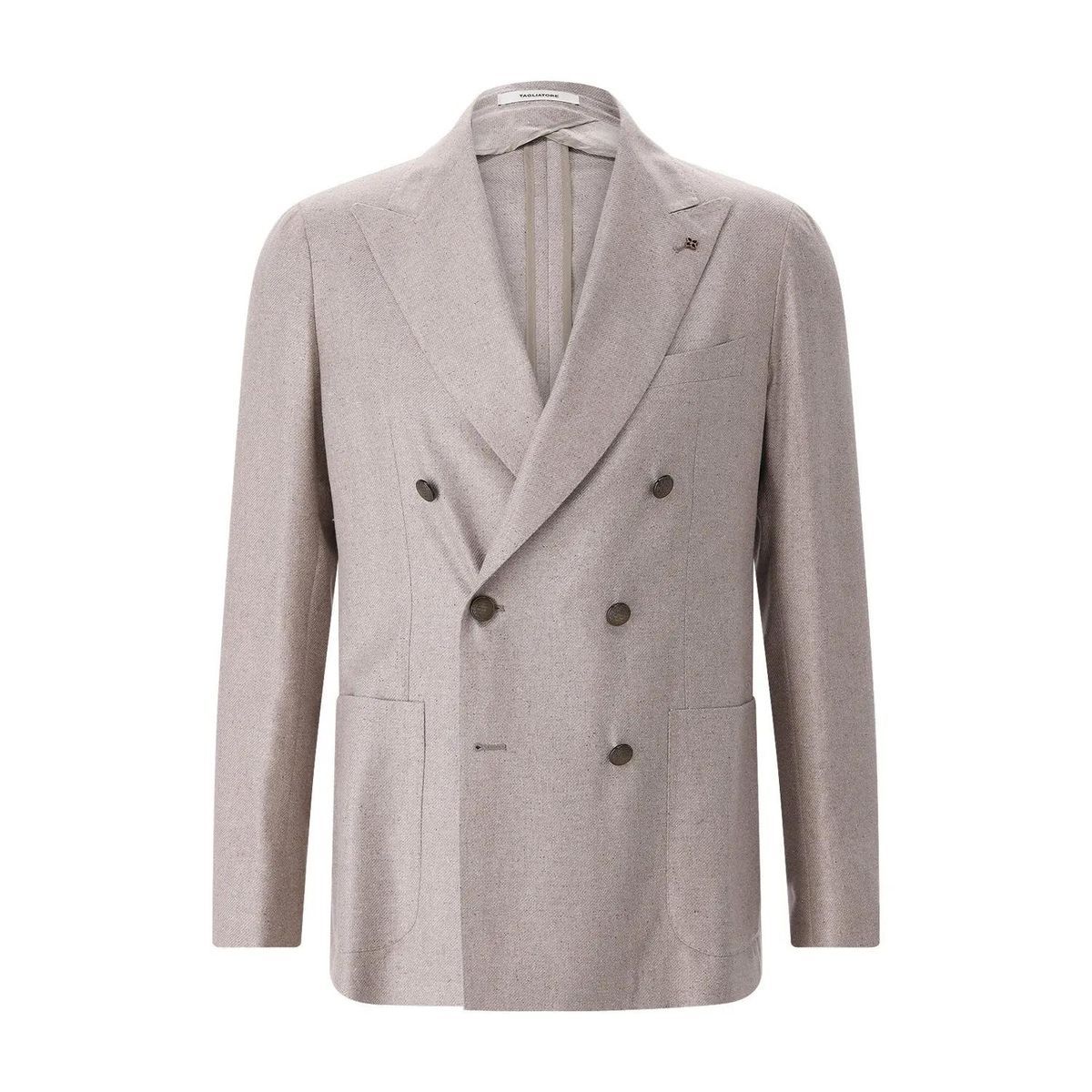 Elegantes zweireihiges Seidenblazer