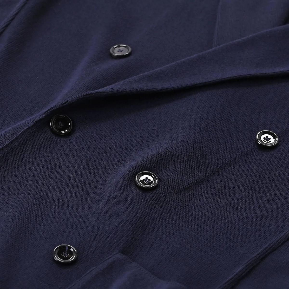 Elegantes zweireihiges Strick-Sakko