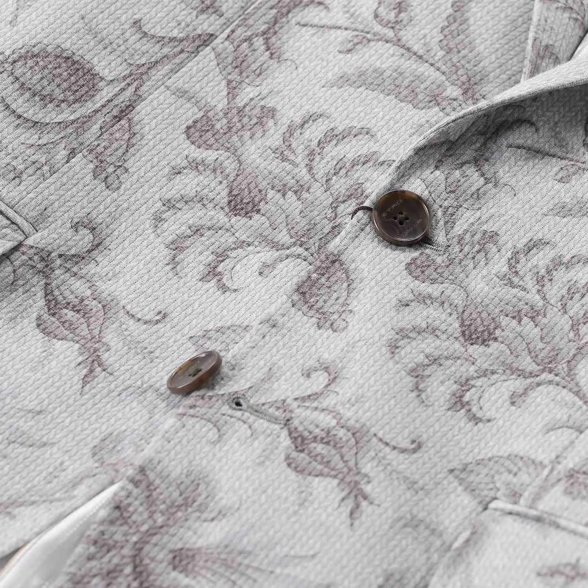 Blazer Jacke mit floralem Muster