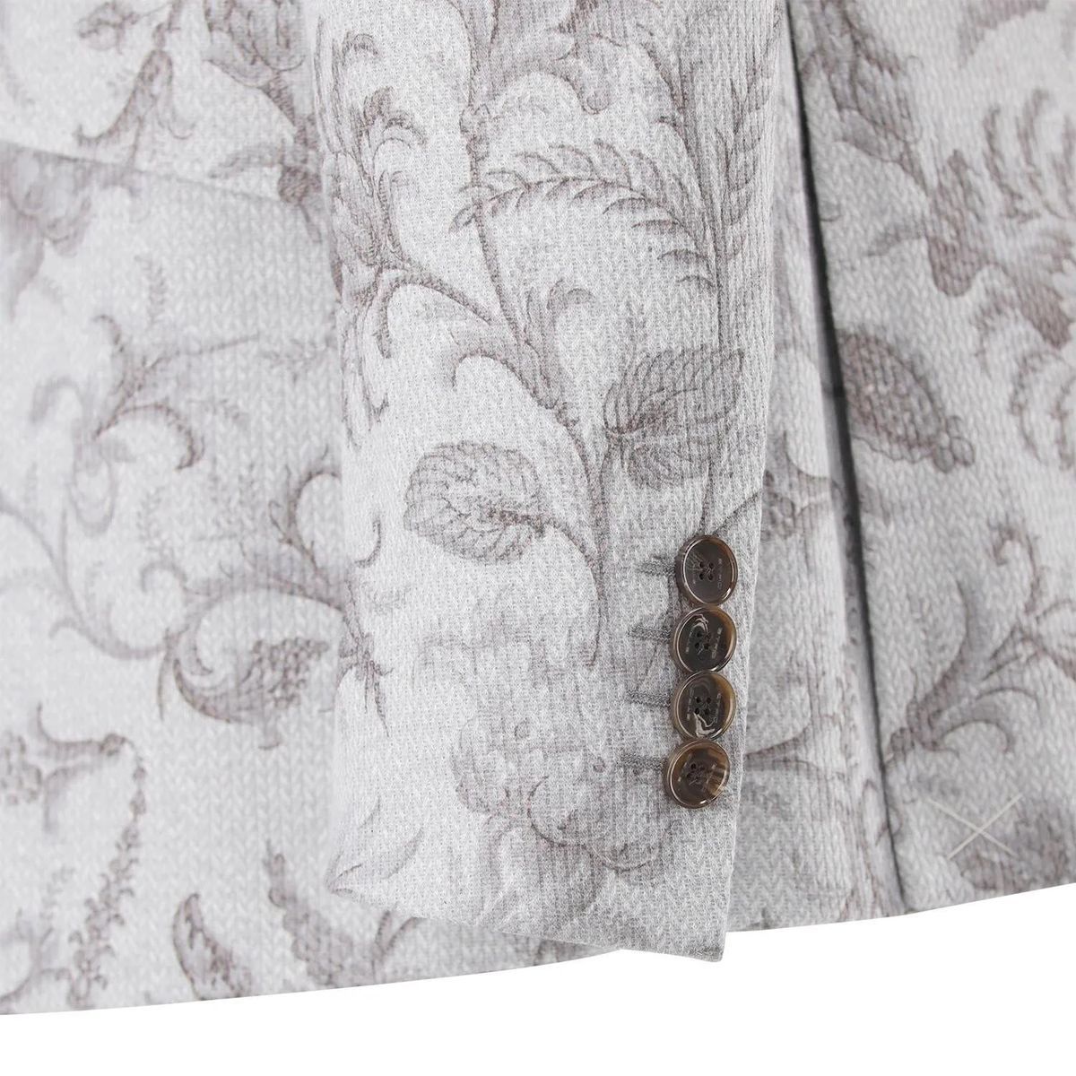 Blazer Jacke mit floralem Muster