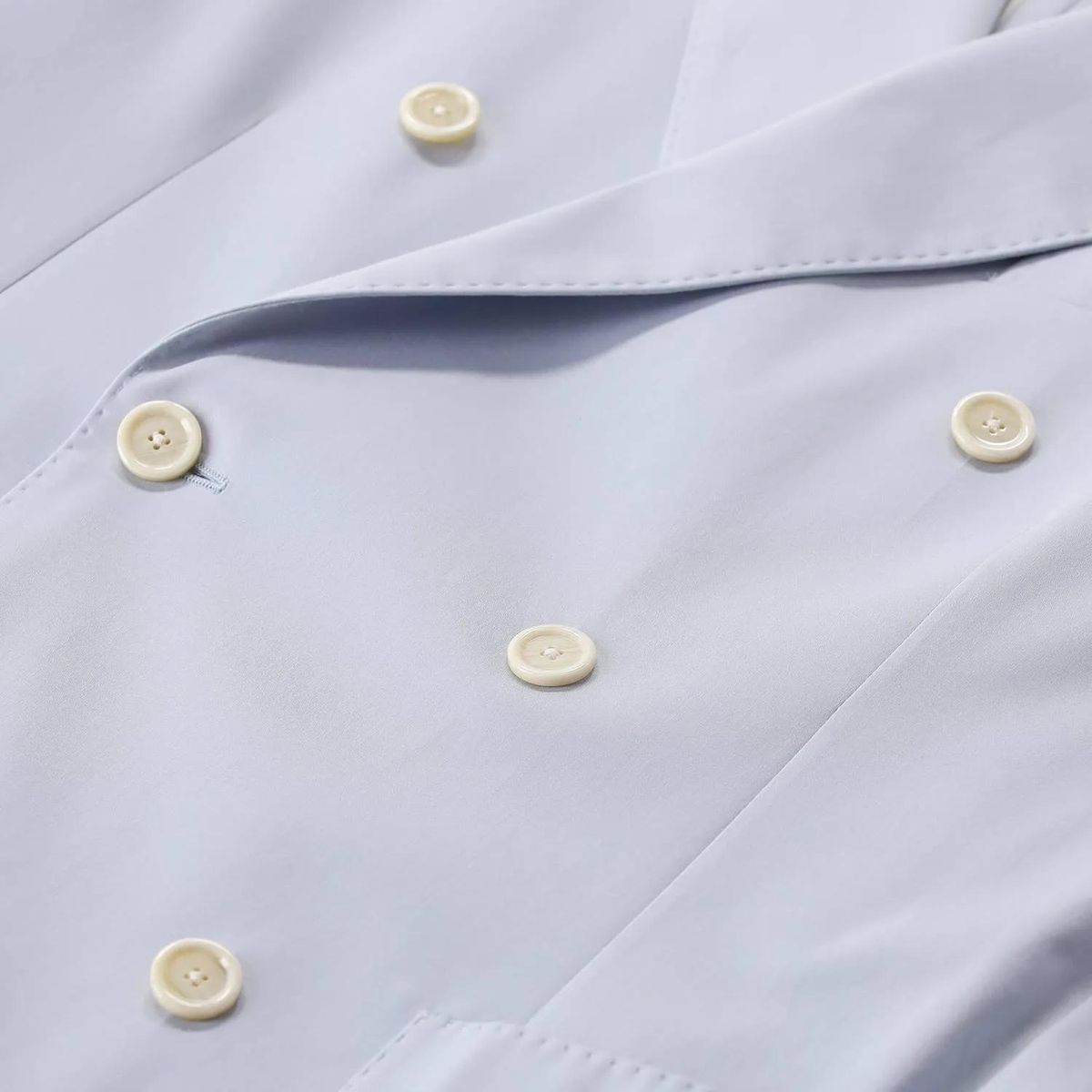 Zweireihiger Blazer aus Baumwollmischung