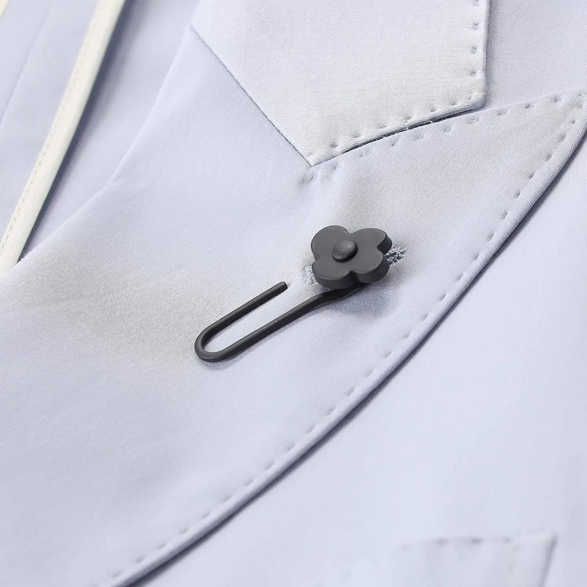 Zweireihiger Blazer aus Baumwollmischung