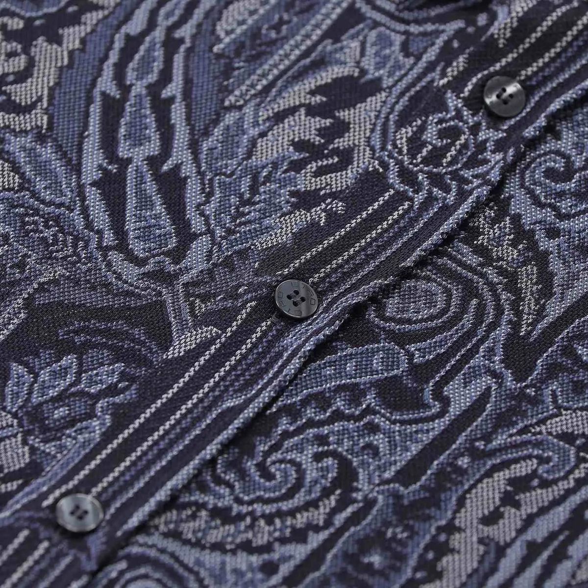 Langarmhemd mit Paisley-Muster