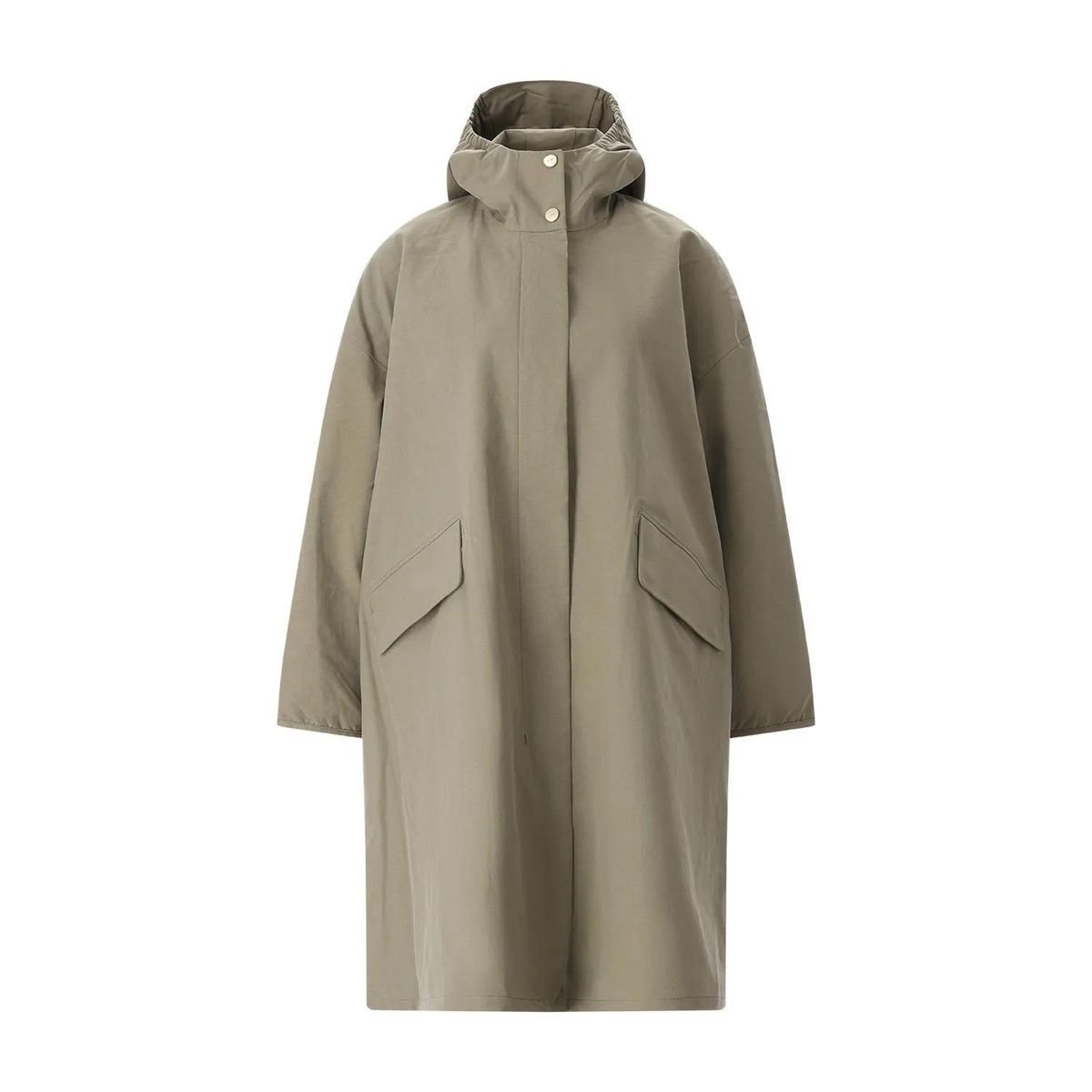 Eleganter wasserdichter Parka mit Kapuze
