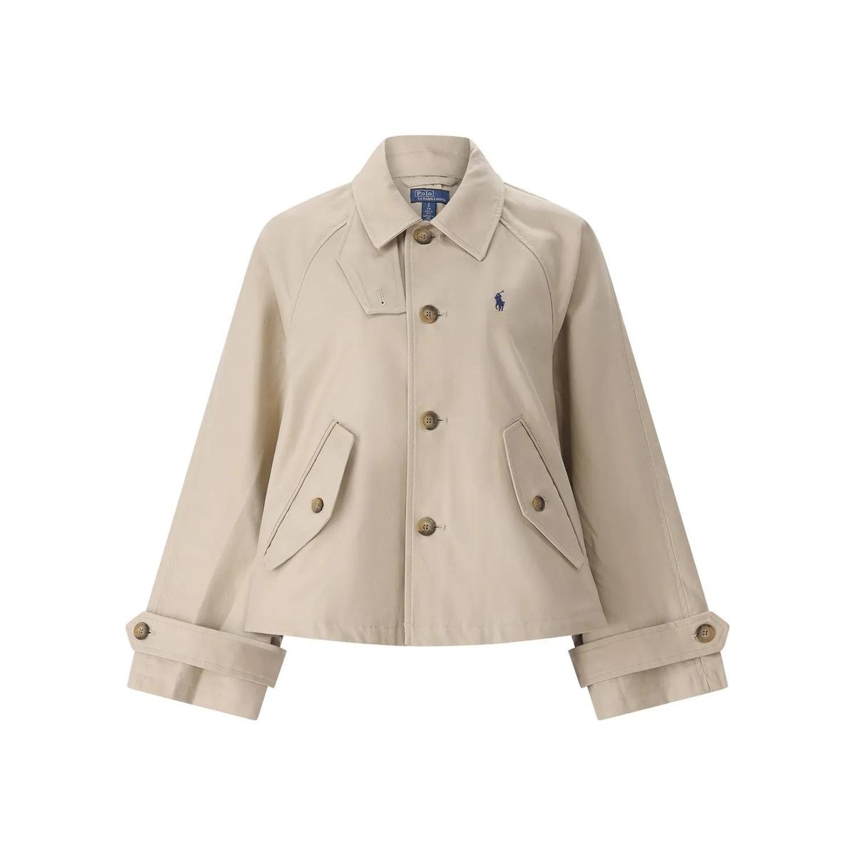 Kurze Twilljacke mit Logo