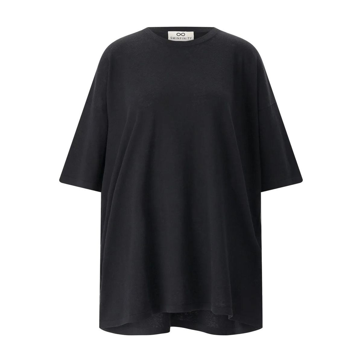 Sminfinity - T-Shirt aus Leinenmix - Größe M/L - creme