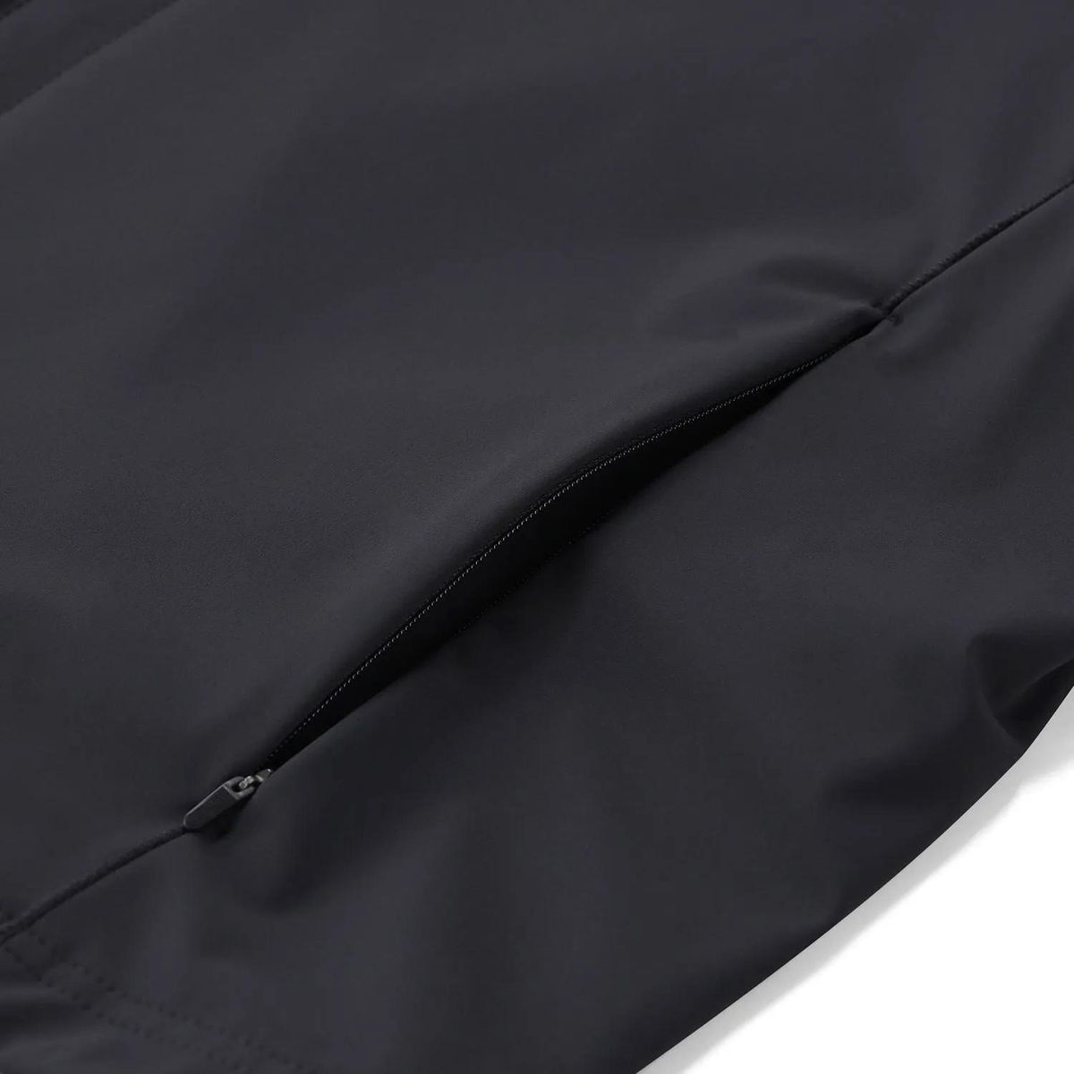 Minimalistische Stretch Softshell Windbreaker Jacke