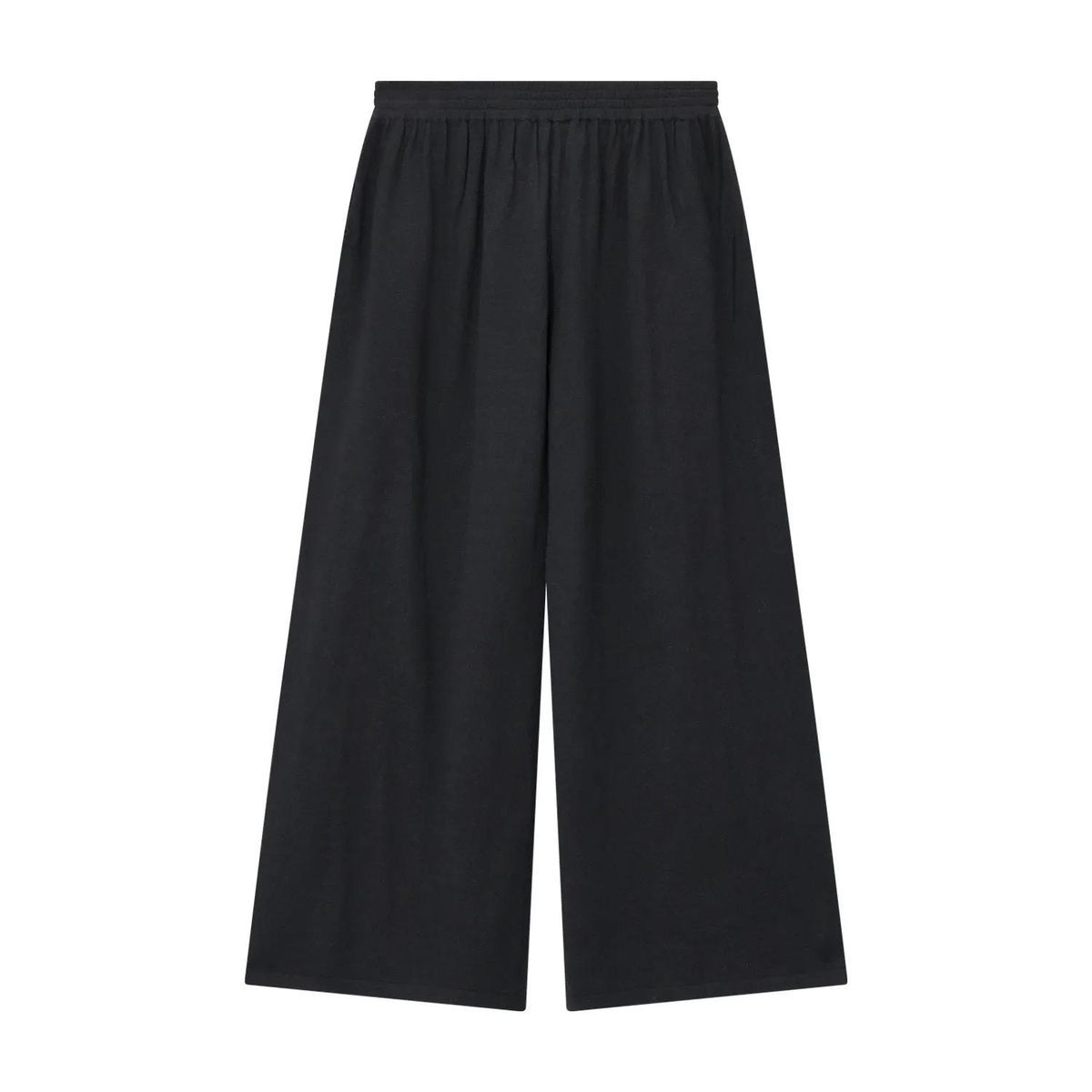 Weite Hose aus Leinenmischung