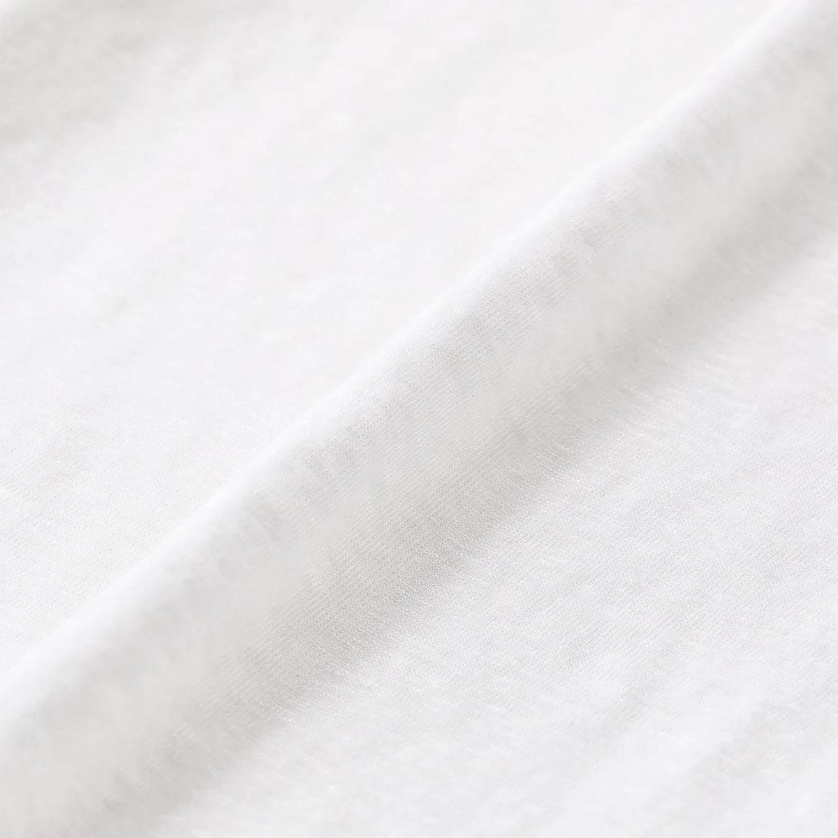 Klassisches Leinenmischungs-T-Shirt