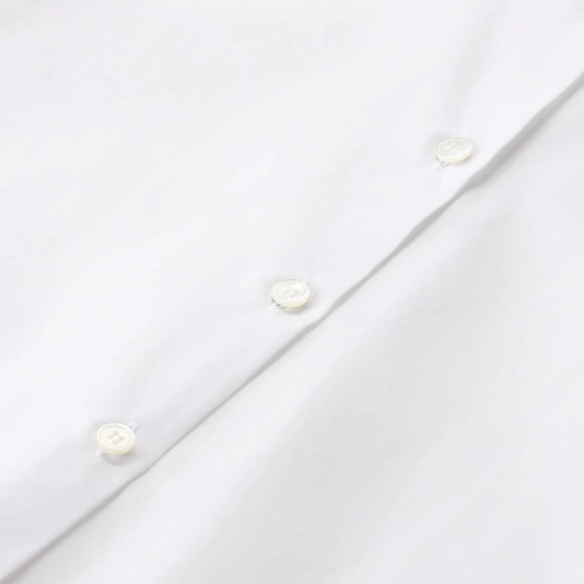 Klassisches Baumwollhemd mit Knopfleiste