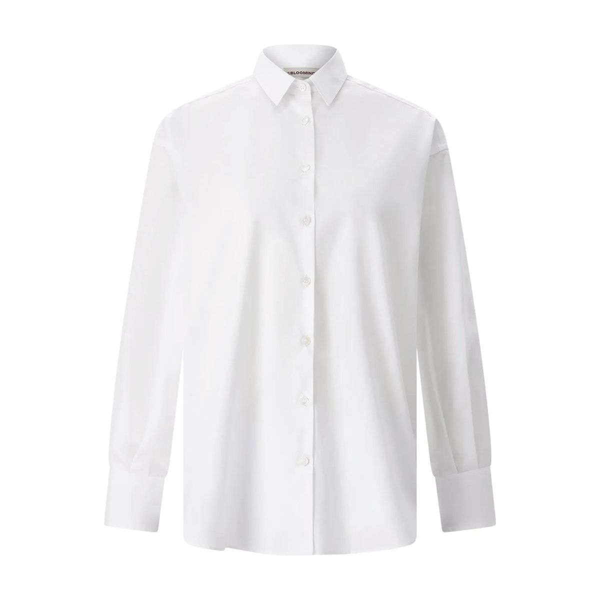 Klassisches Baumwollhemd mit Knopfleiste