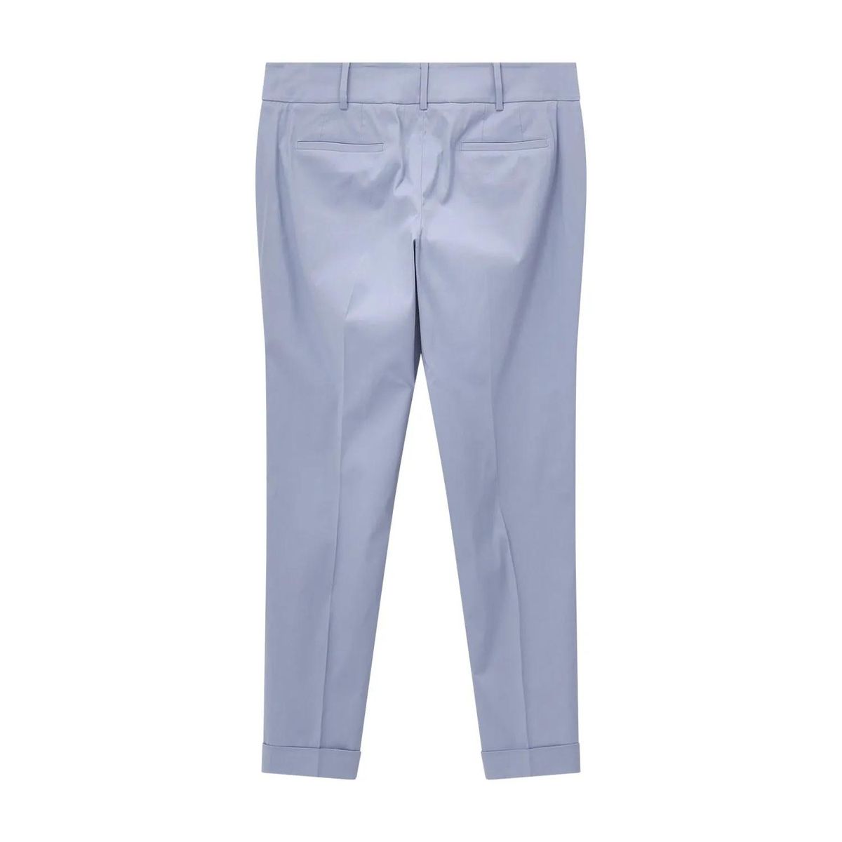 Schmal geschnittene, verkürzte Stoffhose