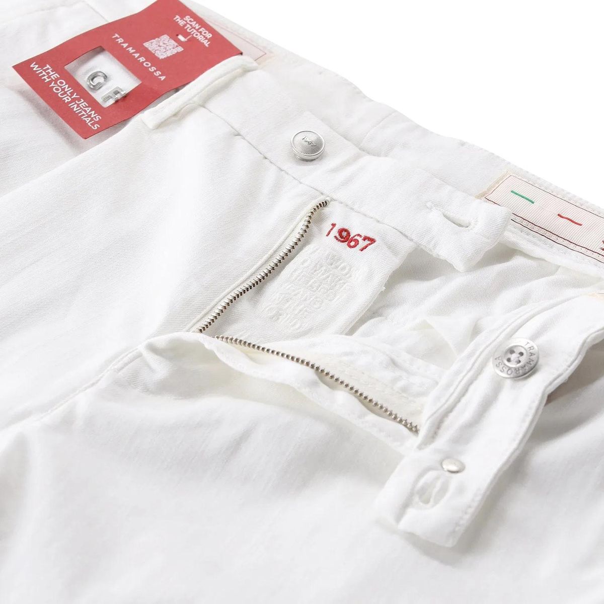 Chinohose aus Baumwollmischgewebe mit gerader Passform