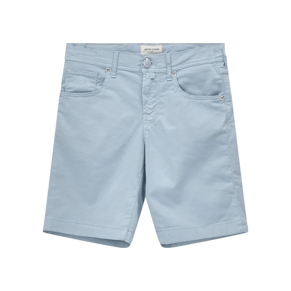 Hellblaue Chino Shorts aus Baumwollmischung