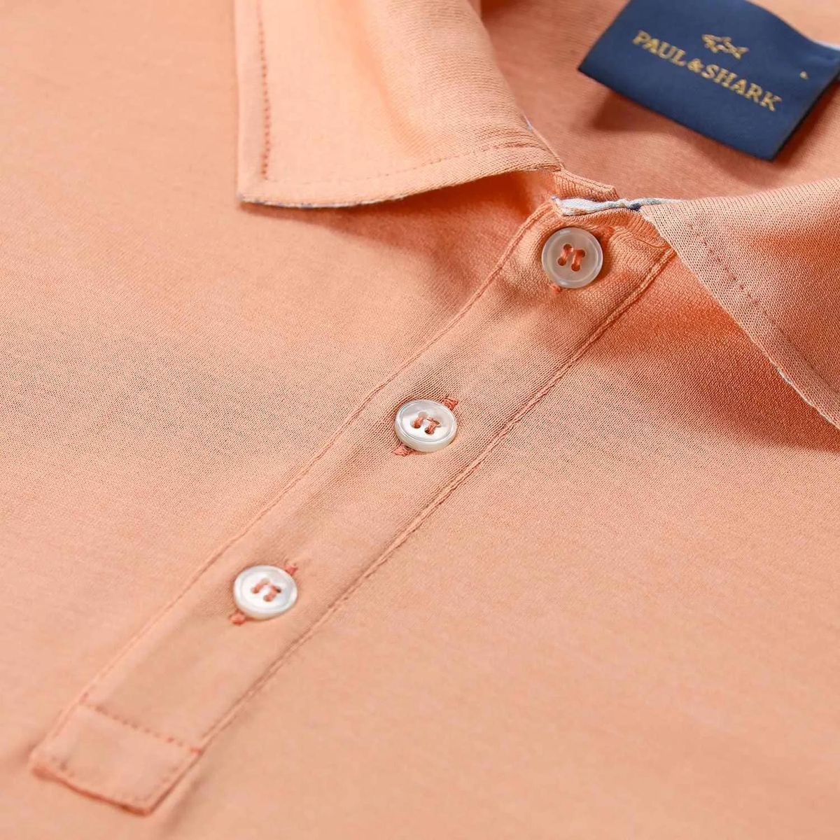 Klassisches Poloshirt aus Baumwolljersey