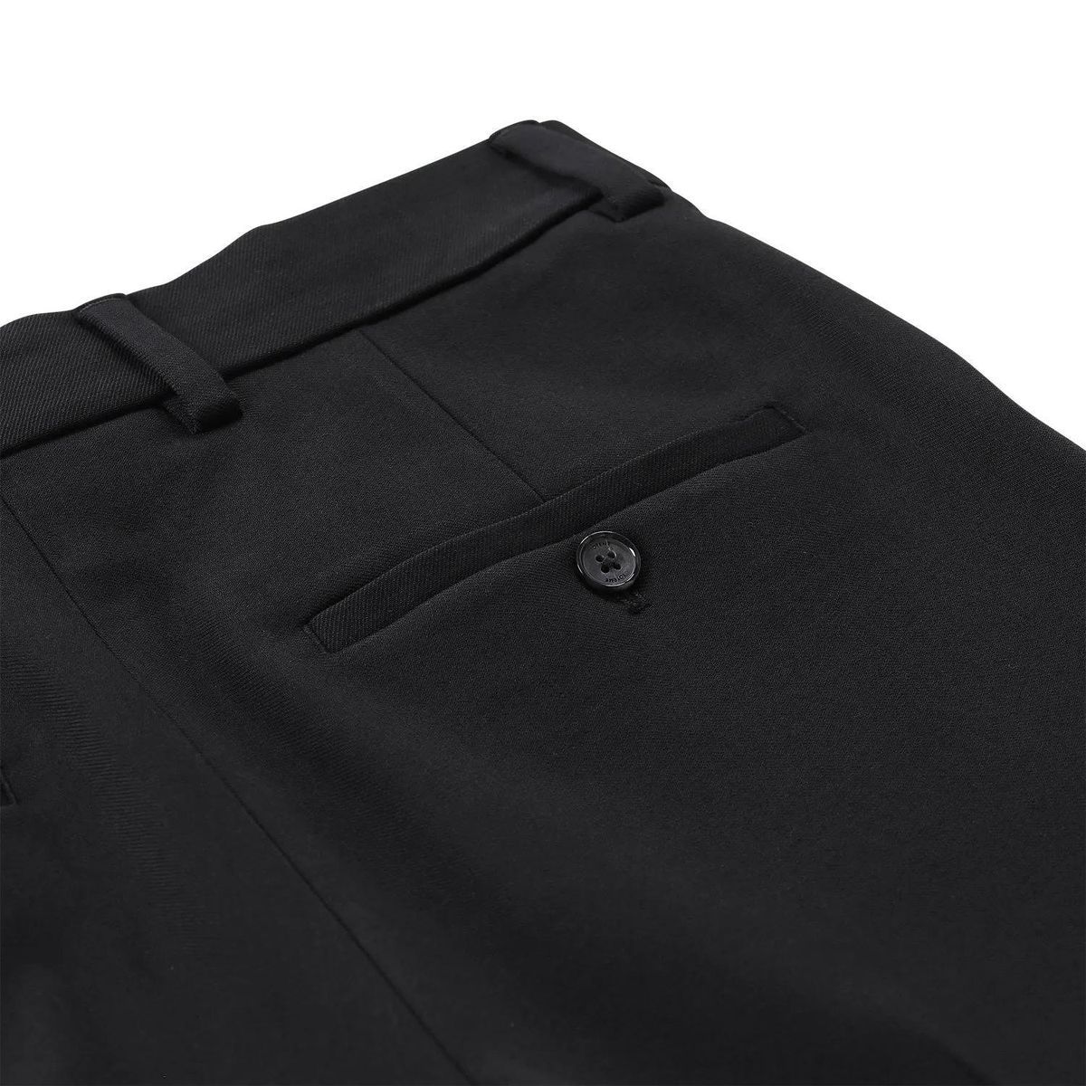 Gerade geschnittene Wollmischung Hose