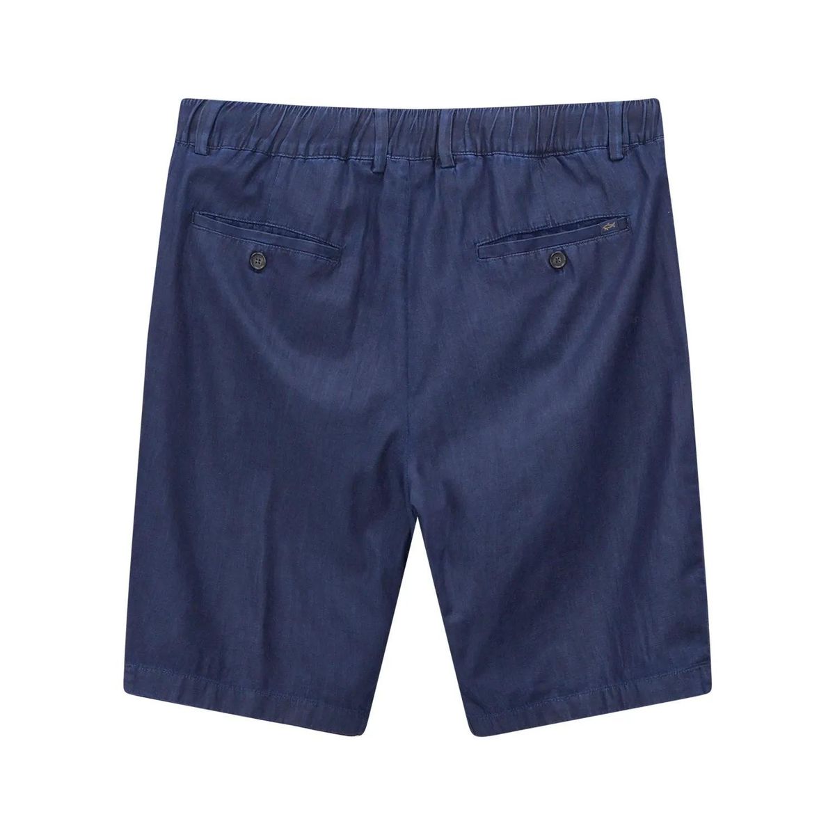Klassische Chino Baumwollshorts mit Anhänger