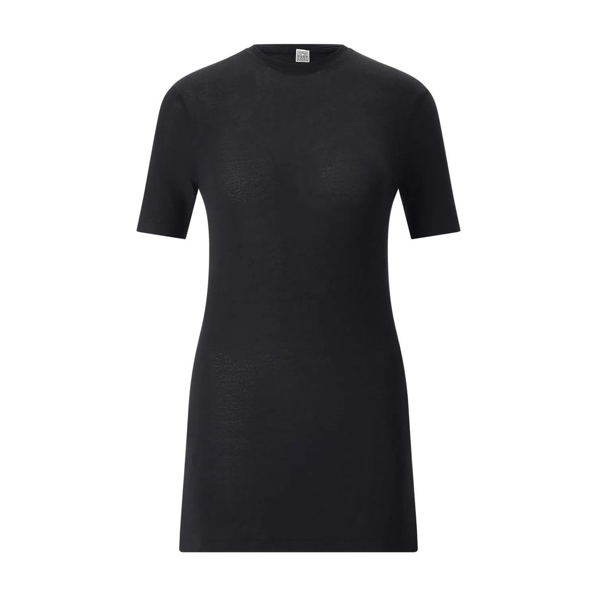 Elegantes Strick T-Shirt Kleid