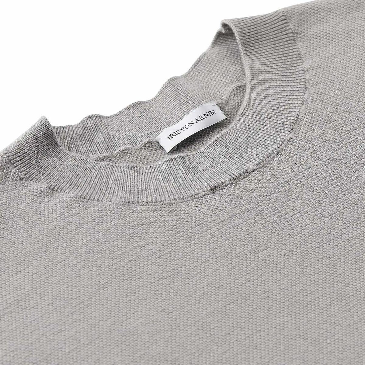 Kaschmir-Seide Rundhals-Pullover