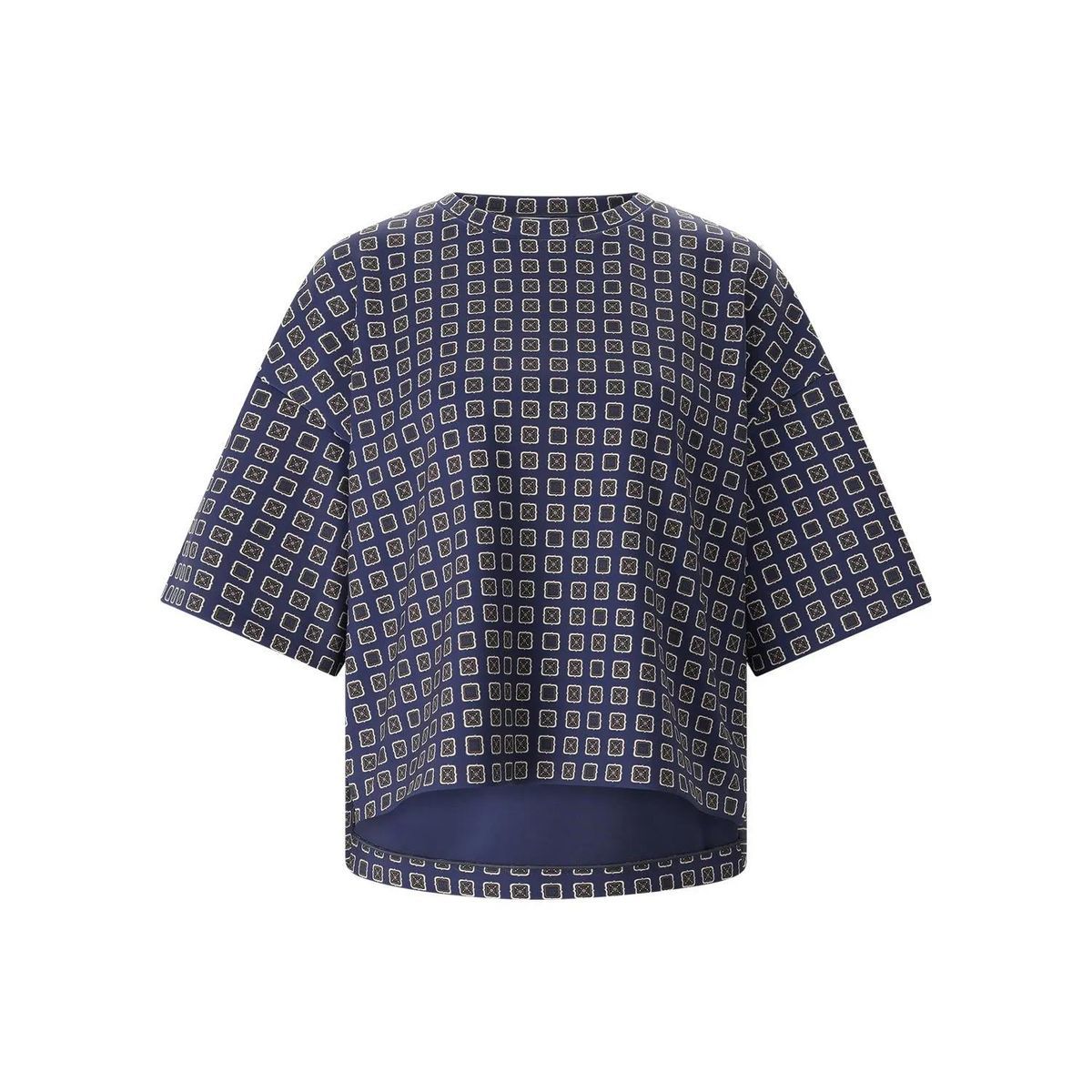 Boxy T-Shirt mit Muster