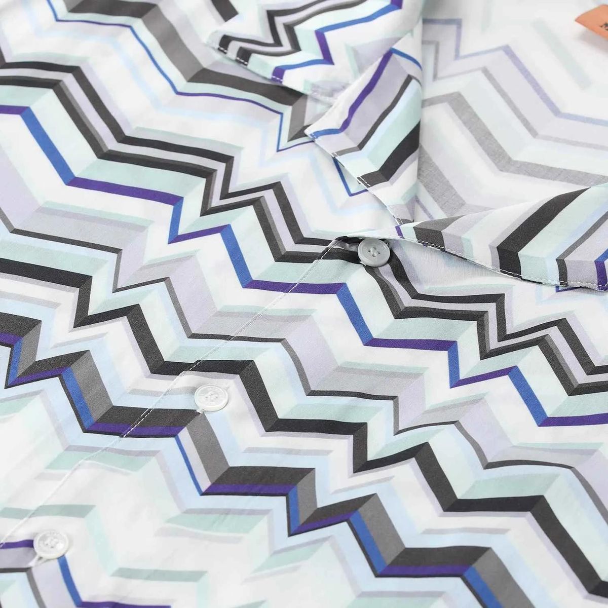 Kurzärmeliges Hemd mit Muster