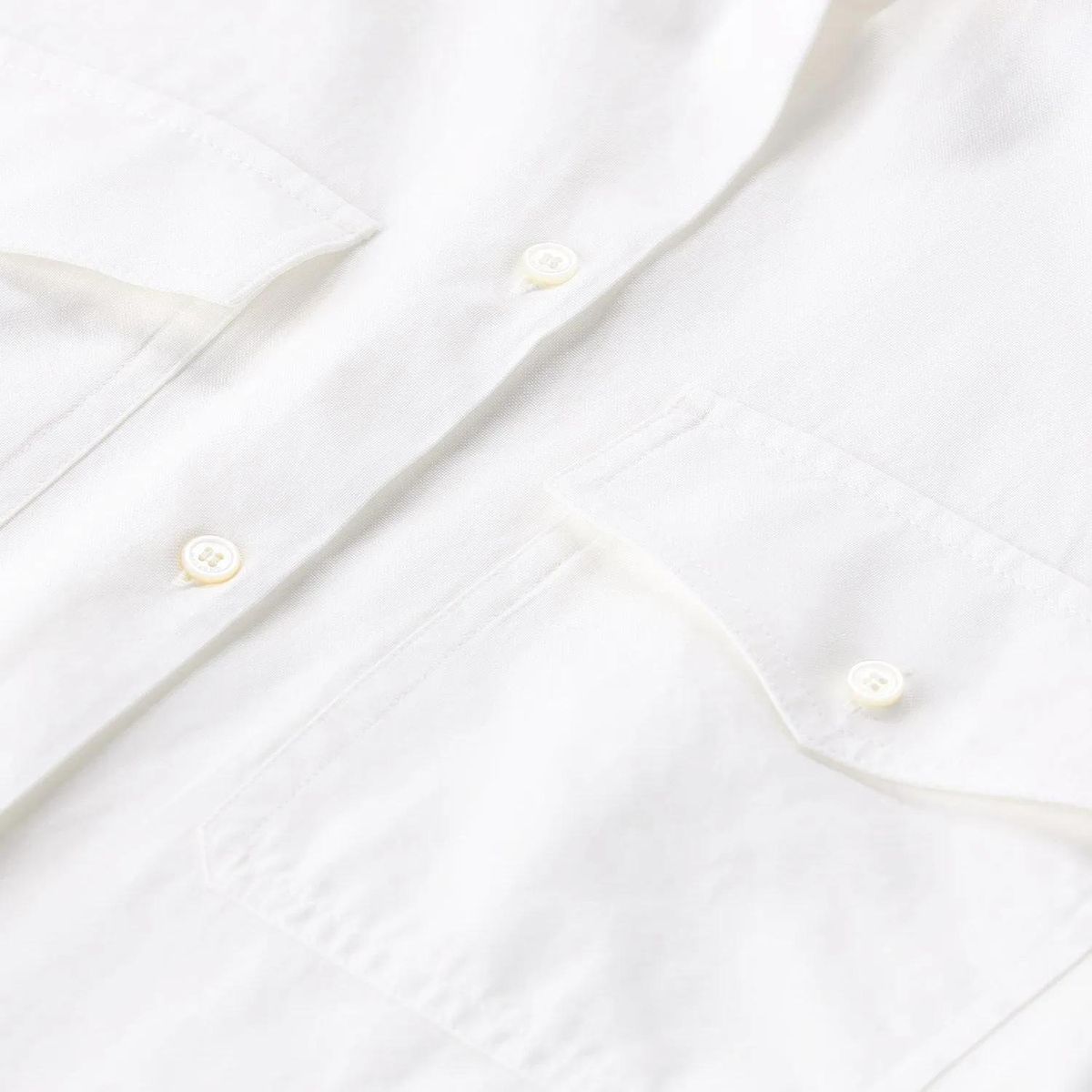 Klassisches Baumwollhemd mit Knopfleiste