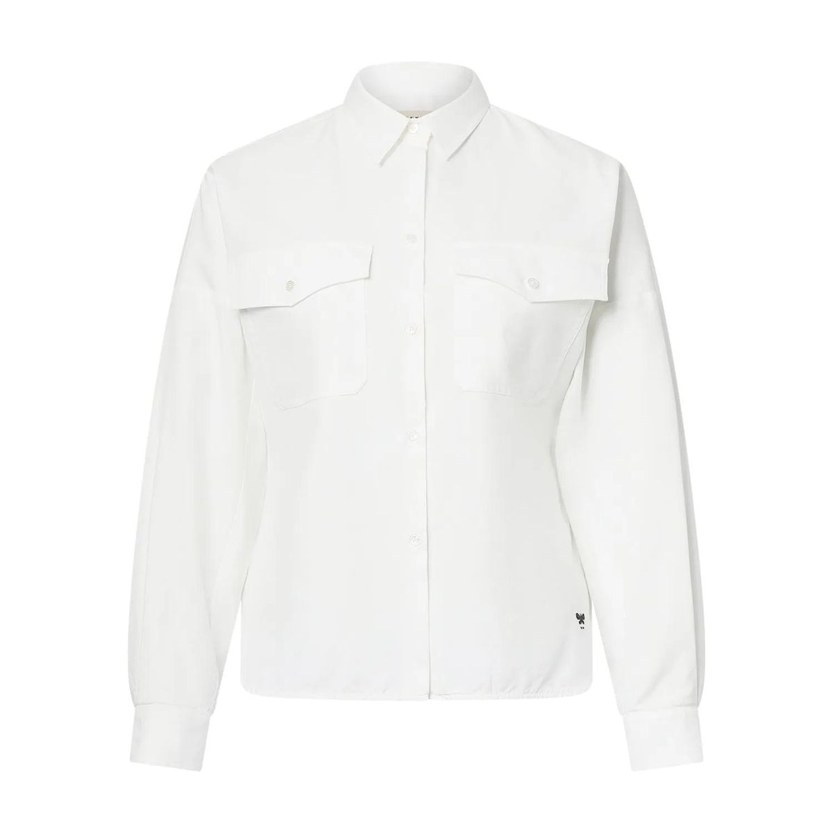 Klassisches Baumwollhemd mit Knopfleiste