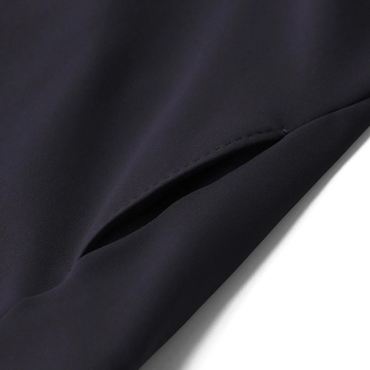 Jersey Jacke mit Reißverschluss und Kragen